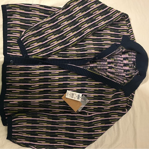 Women’s Vans Alta Chunky Knit Cardigan Sweater - Picture 1 of 4